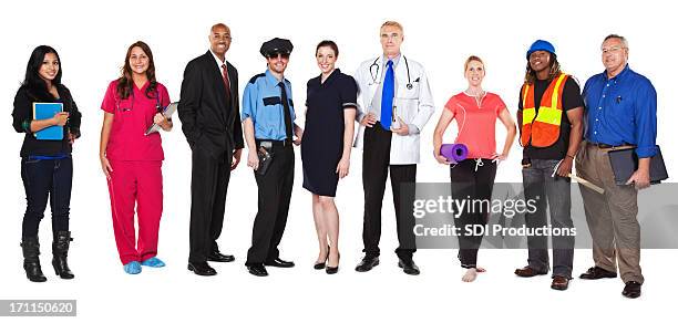 Other Professions 253 Group Of Diverse Workers Different Professions Stock Photos, High ...