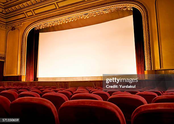 teatro - cinema screen fotografías e imágenes de stock