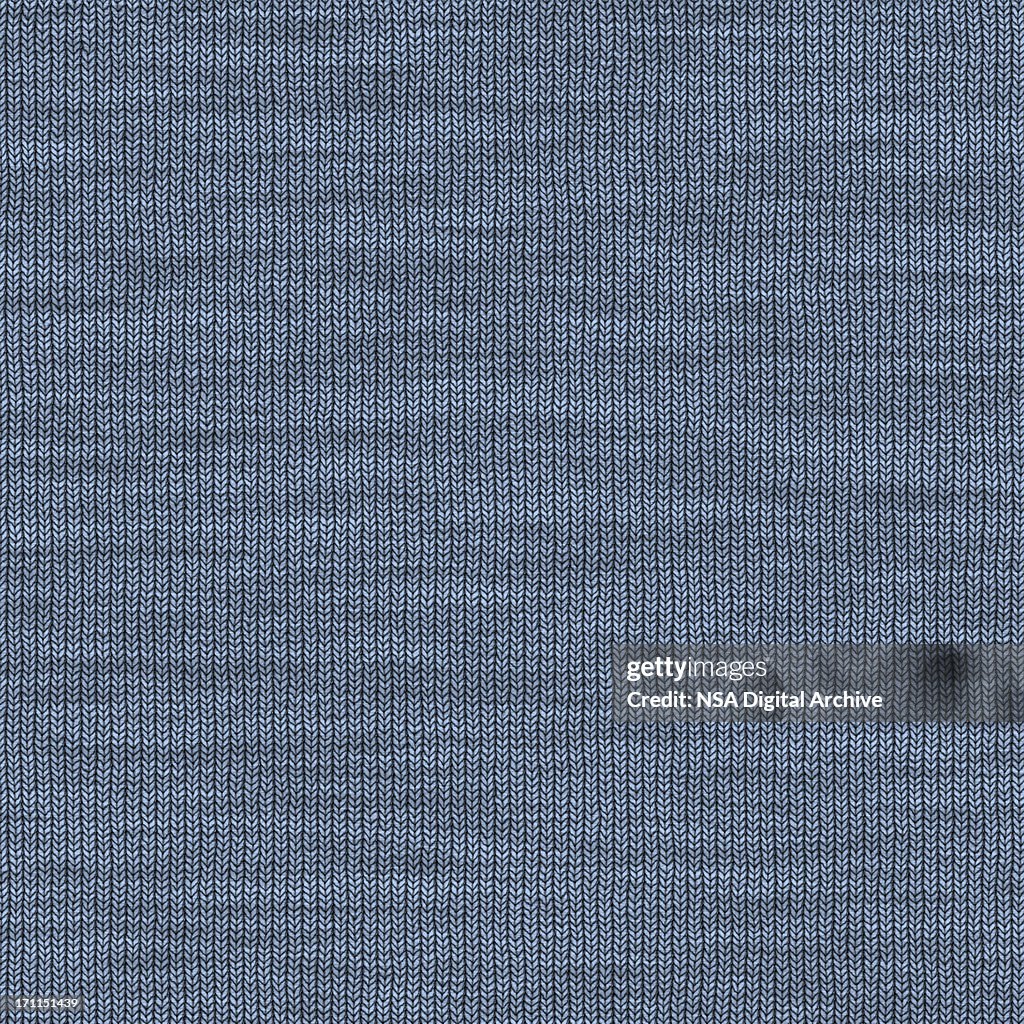 Blue Knit-Material