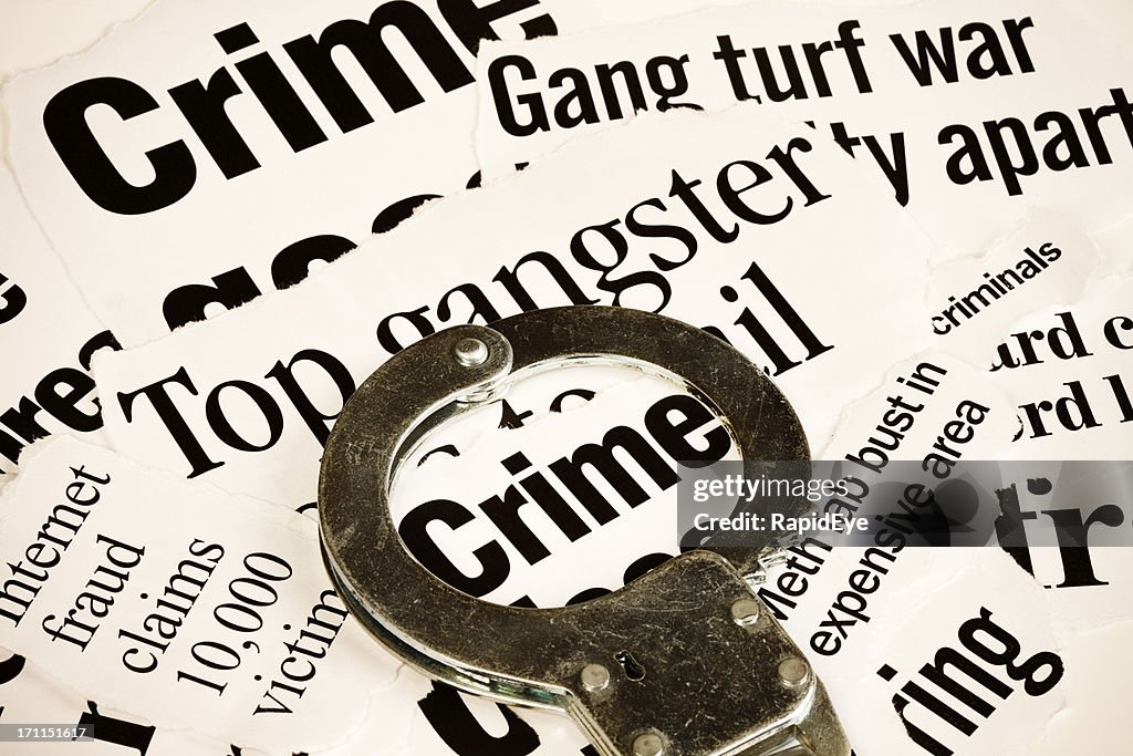 Handcuff highlights 'crime' in a series of articles on criminality