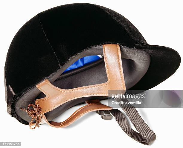 riding hat - cap hat stockfoto's en -beelden