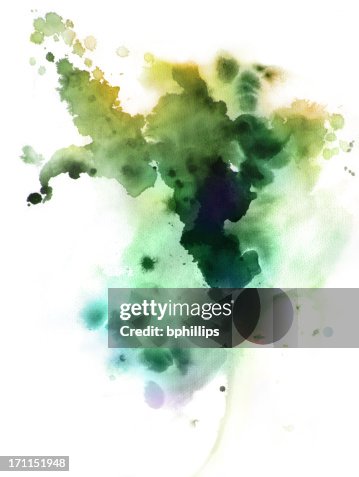 Green Ink Splashes High-Res Vector Graphic - Getty Images