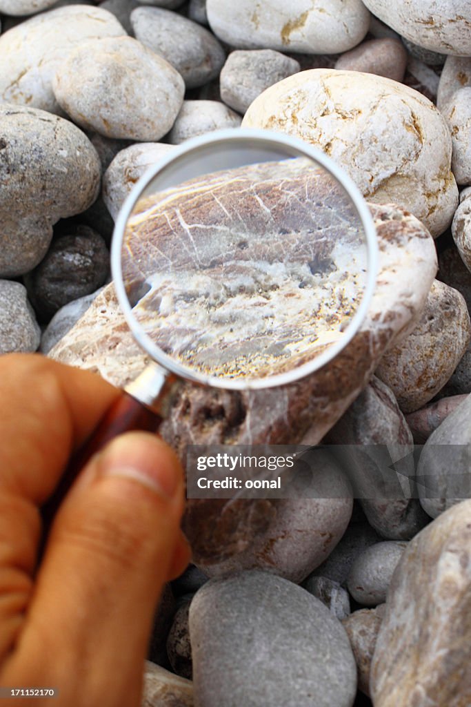 Analyzing with magnifier