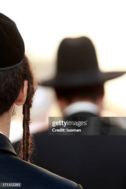 orthodox jew detail - hasidic jew stock pictures, royalty-free photos & images