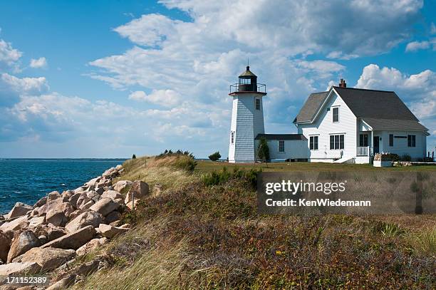 coastal beacon - cape cod stock pictures, royalty-free photos & images