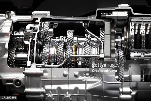 gear box of sports car - gears 個照片及圖片檔