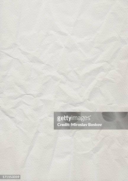 high resolution watercolor crushed paper texture sample - graph paper stock pictures, royalty-free photos & images