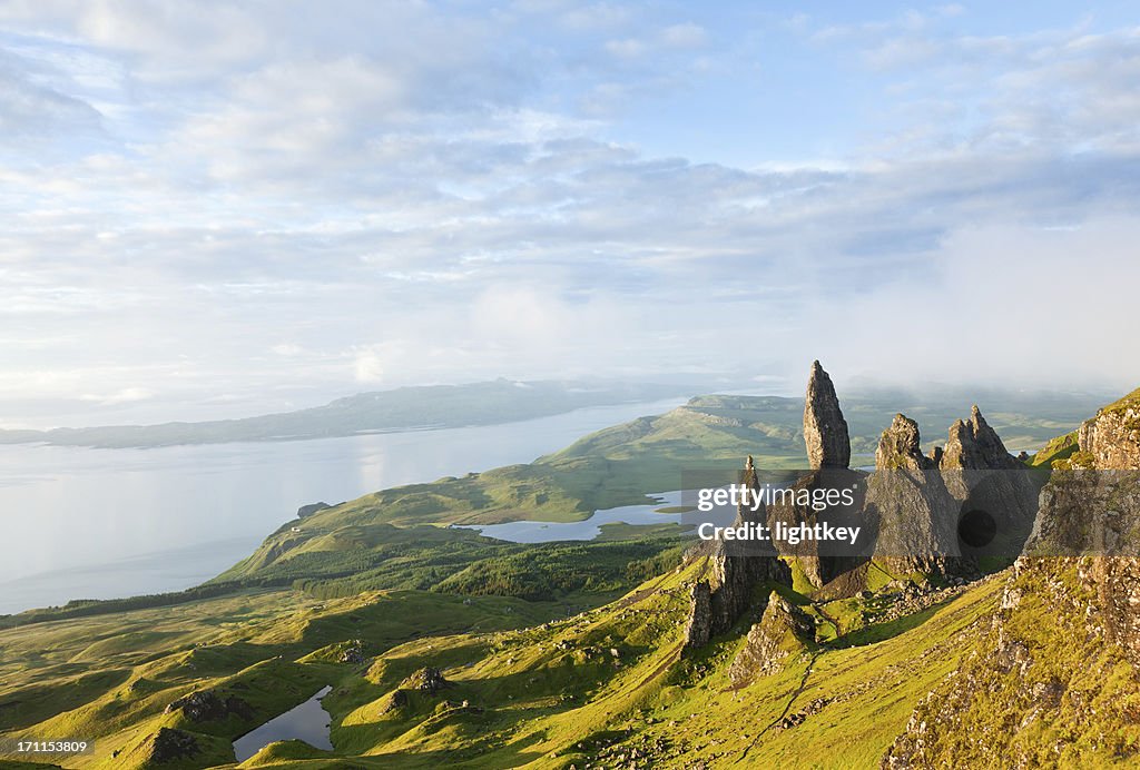 View over the Old Man of Storr