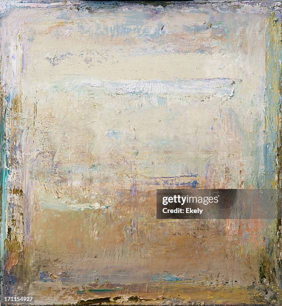 abstract painted grayed out art backgrounds. - painting stock pictures, royalty-free photos & images