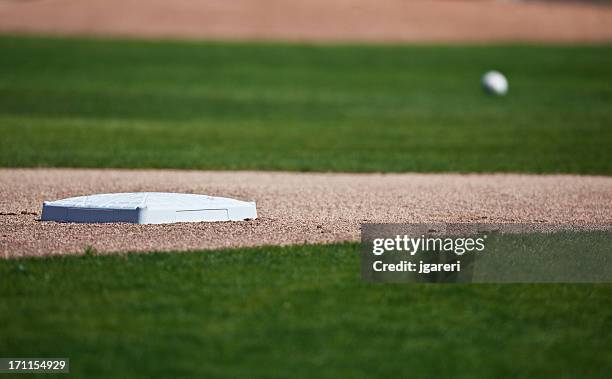 campo de basebol - segunda base base - fotografias e filmes do acervo