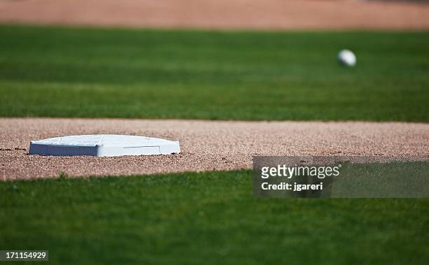 baseball diamond - baseball base bildbanksfoton och bilder