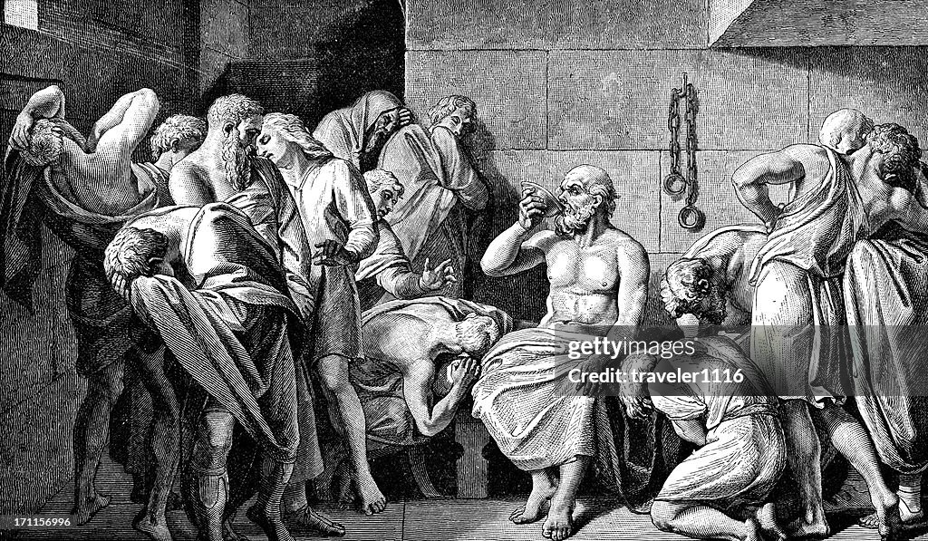 Socrates Drinking The Poison