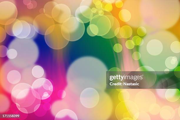 abstract flow bokeh - disco lights stock illustrations