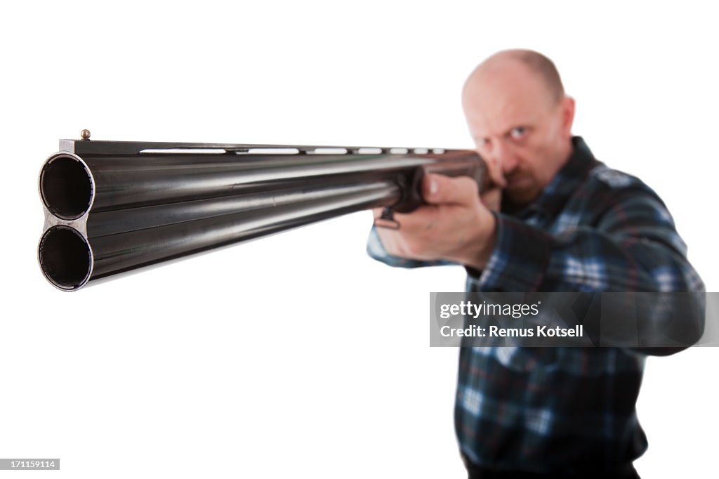 Apontar o Caçadeira