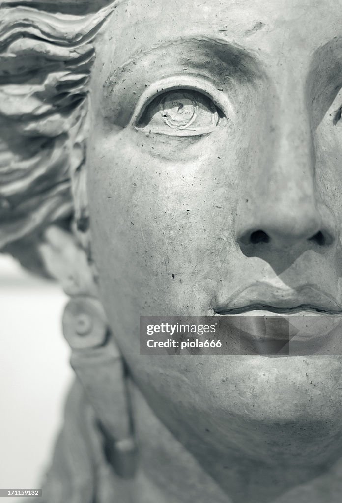 Volto di una donna romana antica