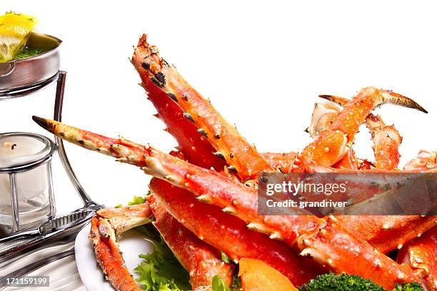 king crab legs - crab leg 個照片及圖片檔