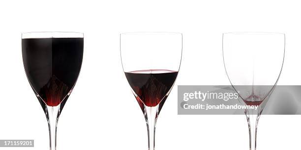 wine consumption - half stockfoto's en -beelden