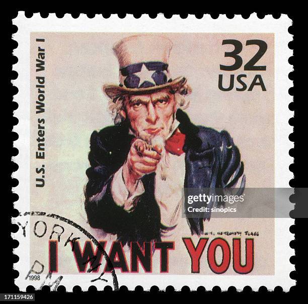 uncle sam: i want you! (xxlarge) - propaganda stockfoto's en -beelden
