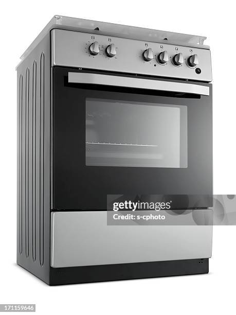 metallic stove (click for more) - oven stock pictures, royalty-free photos & images