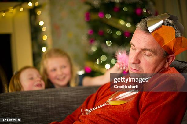 christmas casualty - the morning after stock pictures, royalty-free photos & images