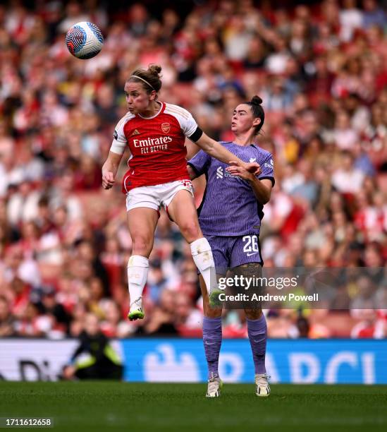 Natasha Flint of Liverpool Women during the Barclays Women's Super League match between Arsenal FC and Liverpool FC at Emirates Stadium on October...