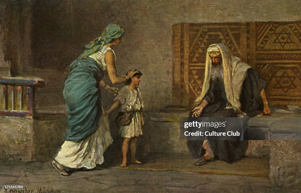 Hannah taking Samuel to Eli -