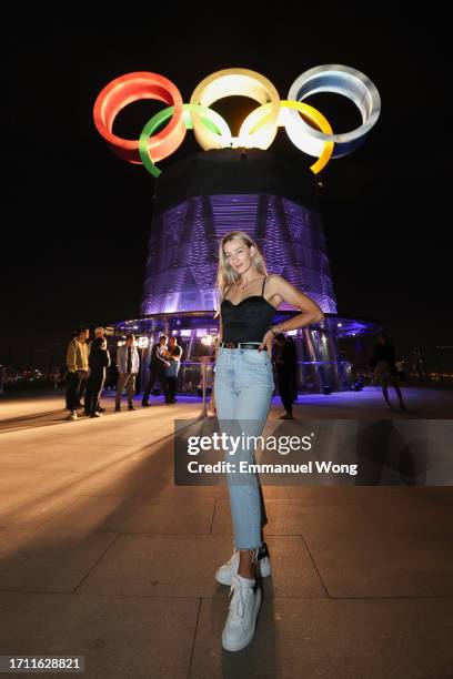 Yana Sizikova attends the 2023 China Open Player Reception on day 6 of the 2023 China Open at Beijing Olympic tower on October 01, 2023 in Beijing,...