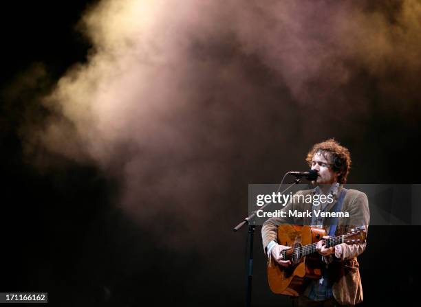 Damien Rice performs on Day 2 of the Best Kept Secret Festival at Beekse Bergen on June 22, 2013 in Hilvarenbeek, Netherlands.