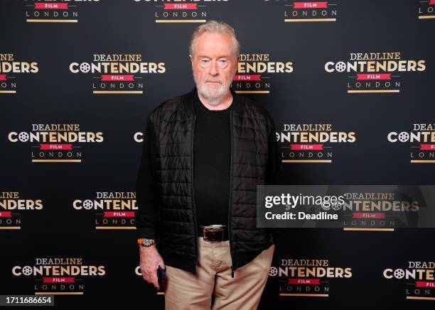 Ridley Scott at Deadline Contenders Film: London on October 7, 2023 at Ham Yard Hotel in London, England.