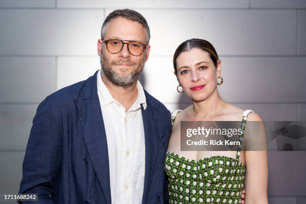 Seth Rogen and Lauren Miller Rogen co-host HFC Austin Brain Health Dinner on September 30, 2023 in Austin, Texas.