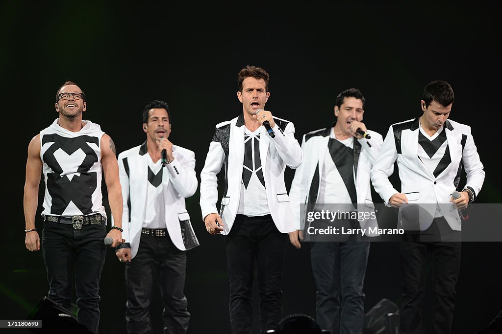 New Kids On The Block Perform On "The Package Tour"