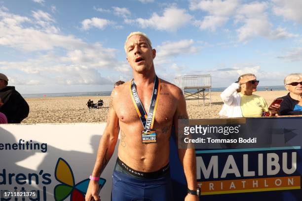 Diplo attends the 38th Annual Malibu Triathlon benefiting Children’s Hospital Los Angeles on October 01, 2023 in Malibu, California.