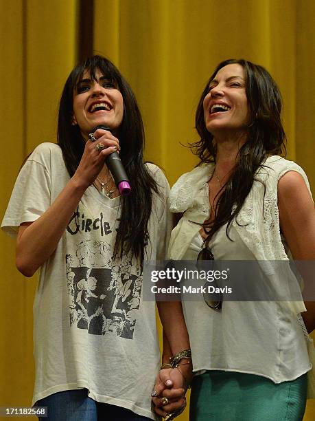 Director Virginia Cassavetes and actress Heather Wahlquist attend the 2013 Palm Springs ShortFest "Shooting Stars" Screening held at the Camelot...