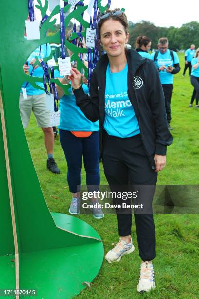 Vicky McClure attends the Alzheimer's Society Memory Walks in Wollaton Park on October 7, 2023 in Nottingham, England.
