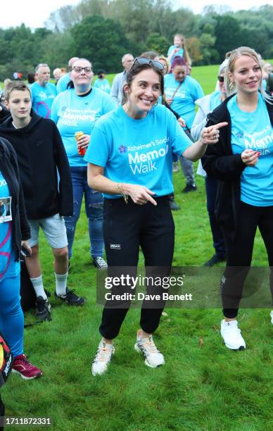 Vicky McClure attends the Alzheimer's Society Memory Walks in Wollaton Park on October 7, 2023 in Nottingham, England.