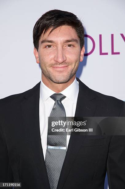 Evan Lysacek attends the Hollywood Bowl Hall Of Fame Opening Night at The Hollywood Bowl on June 22, 2013 in Los Angeles, California.