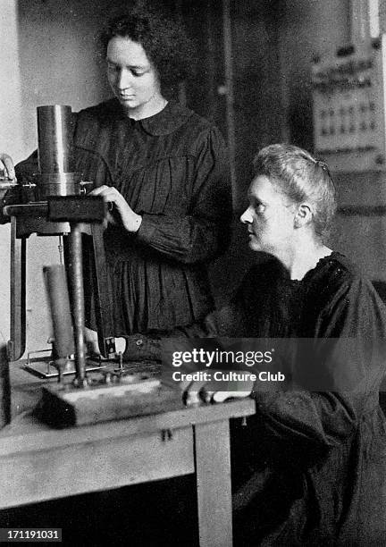Marie Curie and her daughter Irene, 1925. MC: Polish-born French physicist and pioneer in radioactivity, 7 November 1867  4 July 1934.