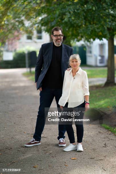 Richard Osman, best selling author and television personality, and Kate Atkinson, English writer of novels, plays and short stories, attend the 2023...