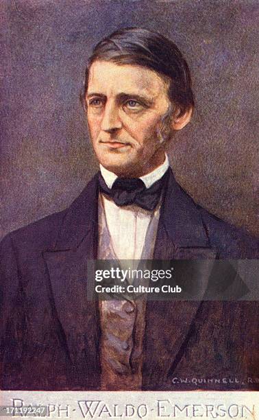 Ralph Waldo-Emerson, American essayist, poet and philosopher, 1803-1882.