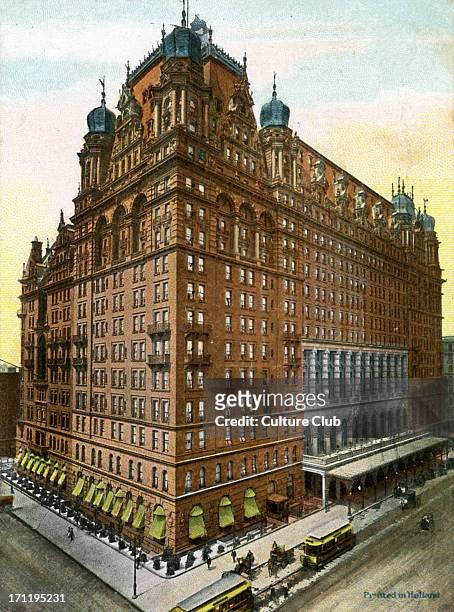 Waldorf Astoria hotel New York. Built in 1897.