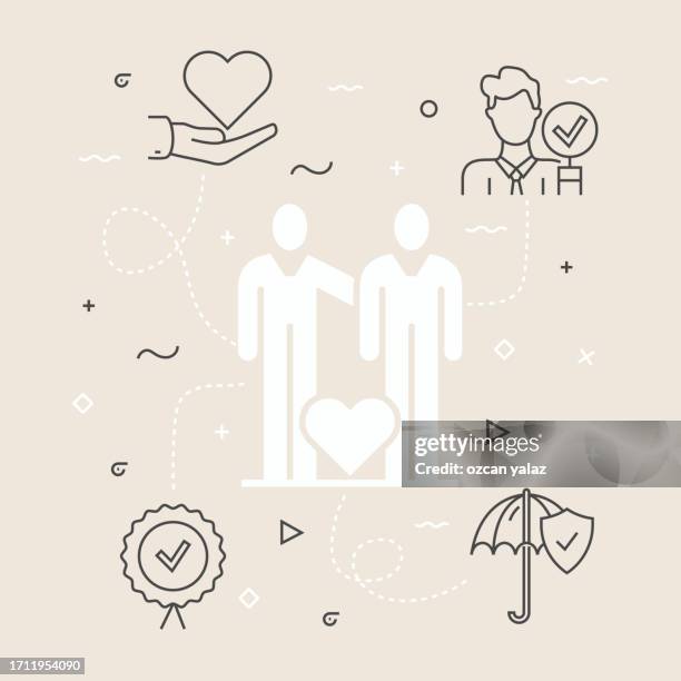 business ethics related vector banner design concept. global multi-sphere ready-to-use template. web banner, website header, magazine, mobile application etc. modern design. - secret handshake stock illustrations