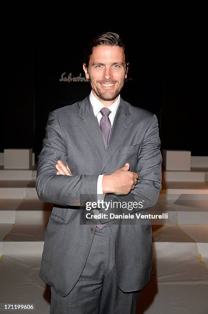 James Ferragamo attends the 'Salvatore Ferragamo' show as part of Milan Fashion Week Spring/Summer 2014 on June 23, 2013 in Milan, Italy.