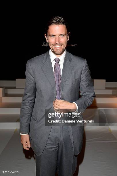 James Ferragamo attends the 'Salvatore Ferragamo' show as part of Milan Fashion Week Spring/Summer 2014 on June 23, 2013 in Milan, Italy.