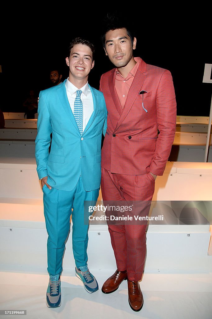 Salvatore Ferragamo - Front Row - MFW S/S 2014