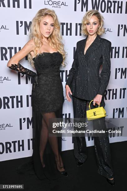 Princess Maria Carolina De Bourbon des Deux Siciles and Princess Maria Chiara de Bourbon des Deux Siciles attend "Le Défilé L'Oréal Paris - Walk Your...