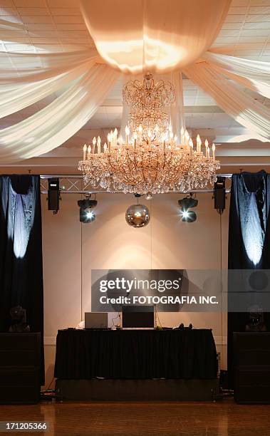 disco booth - banquet hall stock pictures, royalty-free photos & images