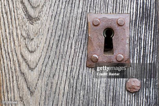 key hole - blocking door stock pictures, royalty-free photos & images