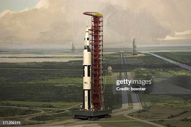 cape canaveral - rocketship stock pictures, royalty-free photos & images