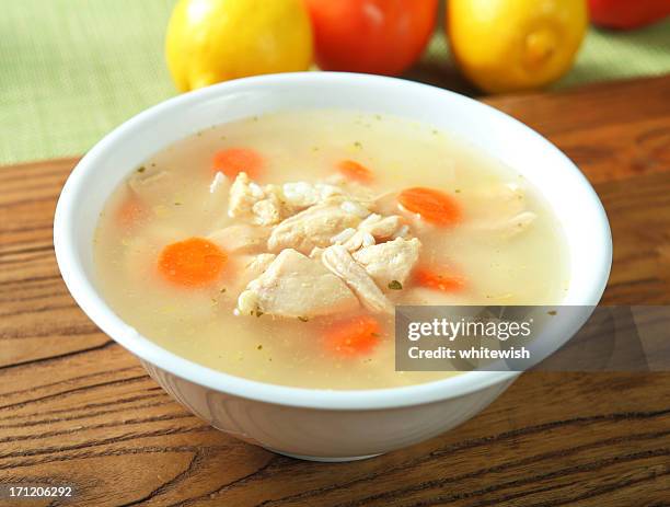 chicken soup - chicken soup stock pictures, royalty-free photos & images