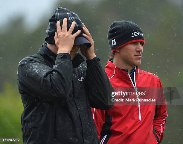 Brooks Koepka of the USA on the 5th tee during the Fourth Round of the Scottish Hydro Challenge hosted by MacDonald Hotels & Resorts on June 23, 2013...